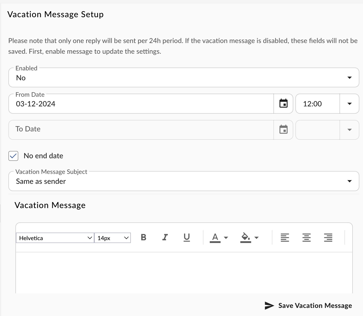 Dialogu i Mesazhit Pushimi